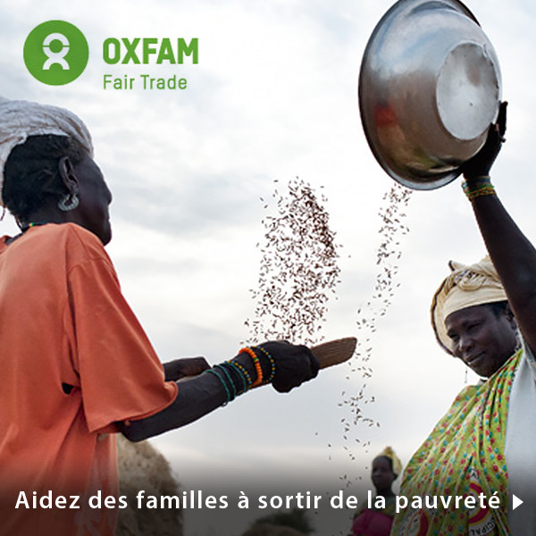 Découvrez nos cadeaux Oxfam
