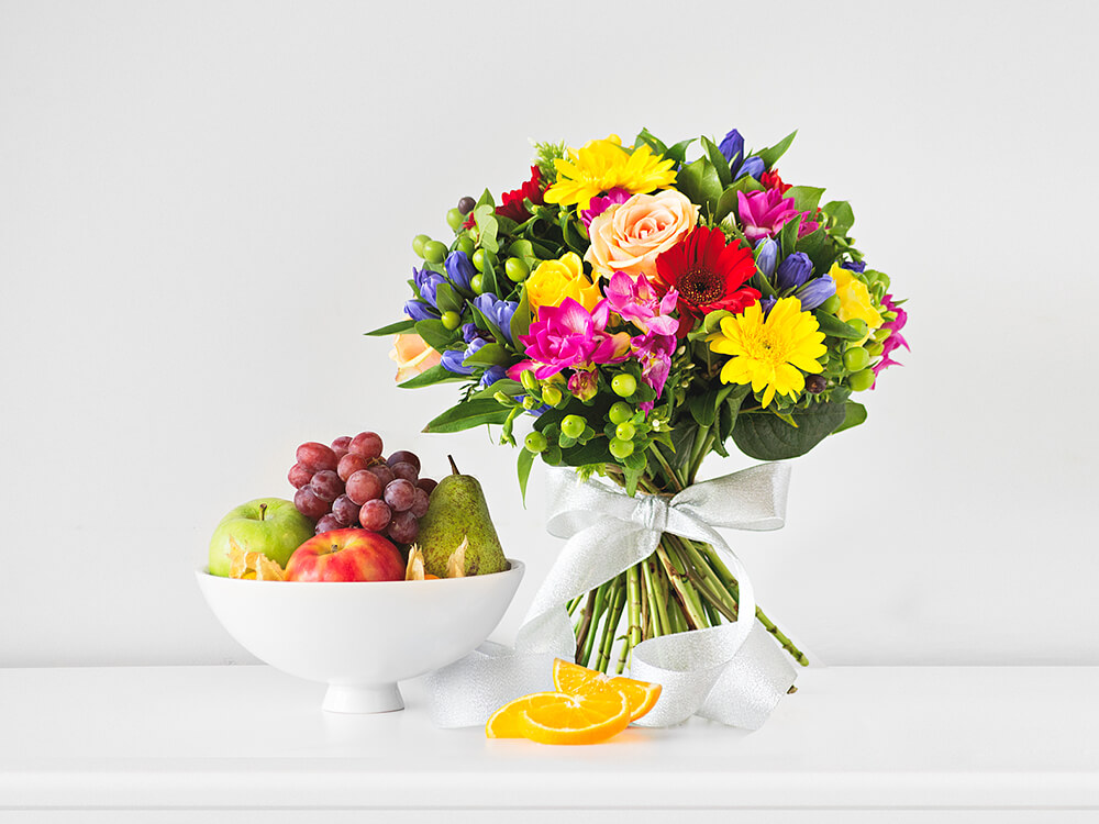Ontdek de kracht van bloemen en fruit.