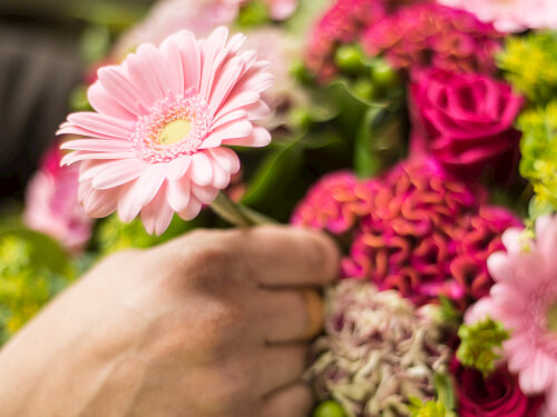 Bouquets de fleurs St Valentin