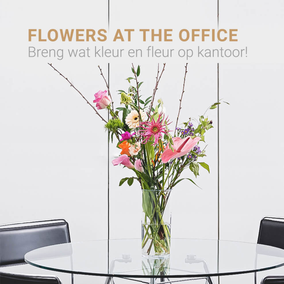 Flowers at the office