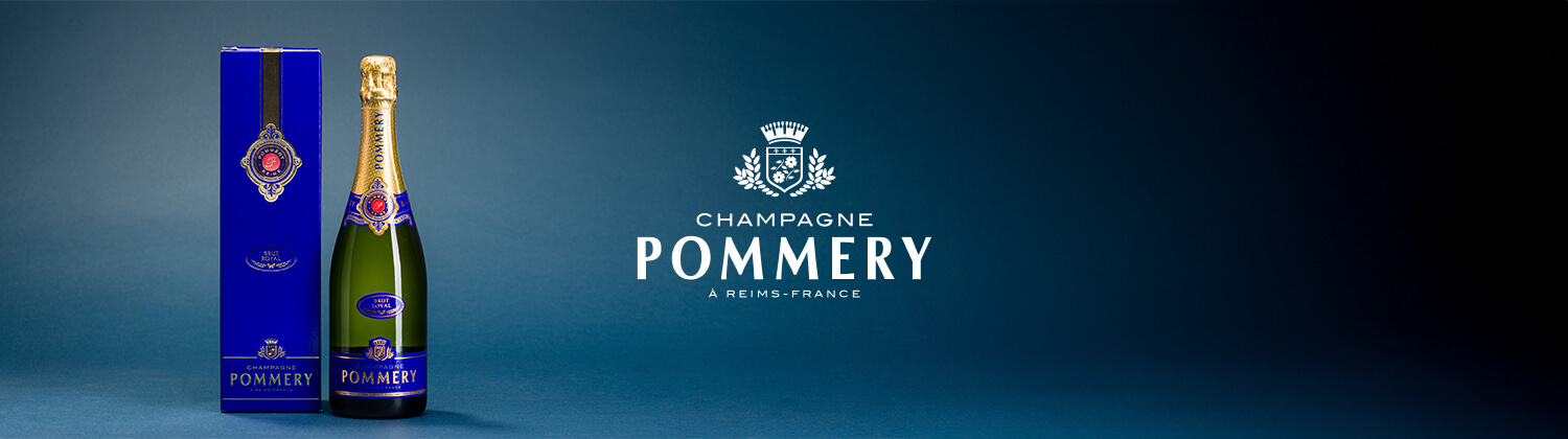 Cadeaux de champagne Pommery livrés en Belgique