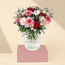 Bouquet Rose & Rouge Medium