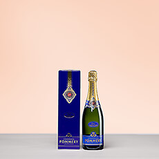 De Royal Brut is een ideale champagne voor elke gelegenheid en wordt mooi verpakt in een stijlvolle Pommery geschenkdoos.