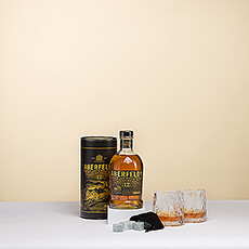 Verwen je favoriete whiskyliefhebber met deze prestigieuze whisky geschenkset.