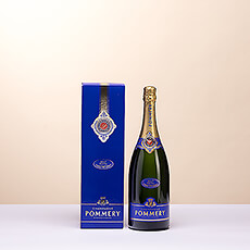 Pommery Brut Royal is een fijne en delicate wijn, een lichtgele kleur met lichtgroene toetsen. De neus is helder en fris met noten van citrus en witte bloemen. Deze champagne heeft een ronde smaak met delicate toetsen en een mooie, lange afdronk. In de mond, zachte tonen van rode vruchten.