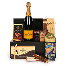 Godiva Chocolade Deluxe met Veuve Clicquot