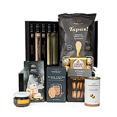 Een uniek wijncadeau voor het eindejaar? Dat geef je met deze Domaine de Rombeau wijntubes in een heerlijke geschenkmand vol zoetigheden en hartige hapjes. 
Schenk het plezier van wijn ontdekken dankzij de geschenkdoos met vijf mooie tubes gevuld met drie soorten Franse wijn. Een Syrah blend, een Rose blend en een Chardonnay uit Roussillon in Frankrijk. Het ideale eindejaarsgeschenk voor wijnliefhebbers.