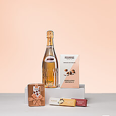 Champagne Vranken Diamant Brut Rosé & Neuhaus Chocolates
