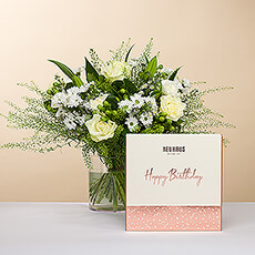 Simply White & Discovery Happy Birthday Chocolates