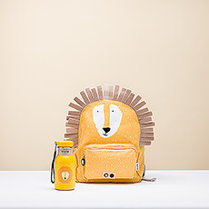 Préparez votre enfant à aller à l'école ou à partir à l'aventure avec ce joli sac à dos et bouteille d'eau en acier inoxydable de Trixie.