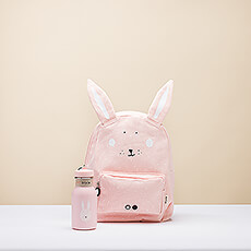 Trixie Sac à Dos & Bouteille Mrs.Lapin dans Boîte Cadeau