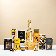Voor een geschenk dat topmerken combineert met een overvloed aan rijke smaken, is de Ultimate Gourmet de perfecte keuze. Je vrienden, familie en collega's zullen genieten van elk moment van deze weelderige geschenkdoos, dankzij de royale collectie heerlijke hapjes in combinatie met alcoholvrije Bottega Zero mousserende wijn.