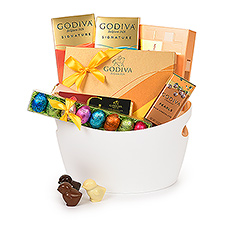 Godiva Easter White Basket