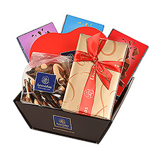 Avec ce panier cadeau joli rempli de chocolats belges haut de gamme de Leonidas, votre amour sera sans doute tellement ravie.