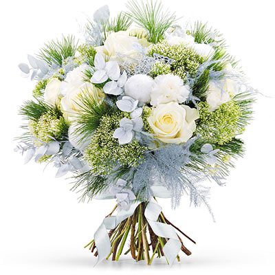 Bouquet de Noël Blanc