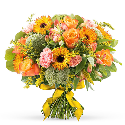 Bouquet de Printemps Orange - Large (35 cm)