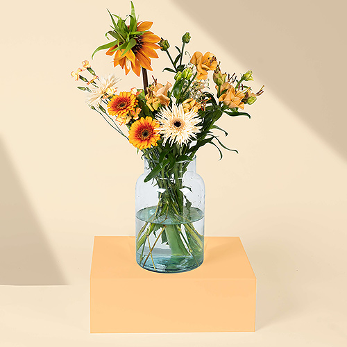 Trendy Oranje Boeket