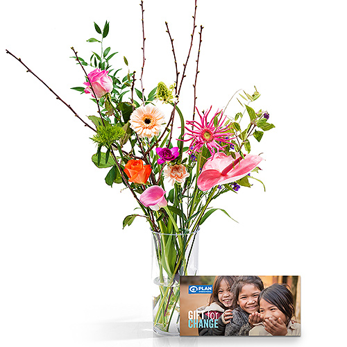 Plan International Belgium Flowers & Plan Gift Card