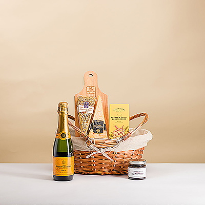 Portez un toast aux vacances et aux occasions festives avec la combinaison gagnante du champagne français et du fromage hollandais.