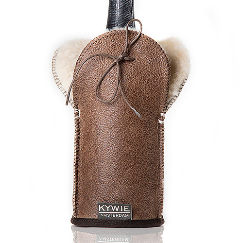 Kywie Champagne Cooler Brown Leather