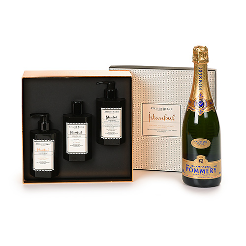Atelier Rebul 1895 geschenkset & Pommery Grand Cru champagne