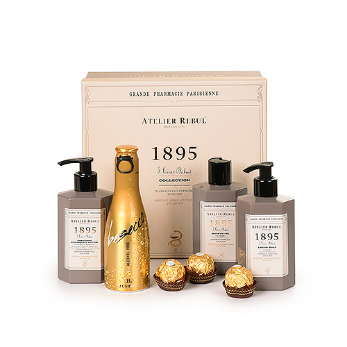 Atelier Rebul 1895 geschenkset, Be Secco mini & Ferrero Rocher
