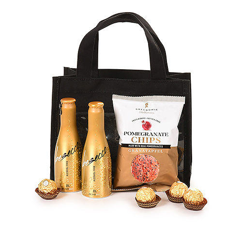 Feestelijke geschenktas met Besecco & bites