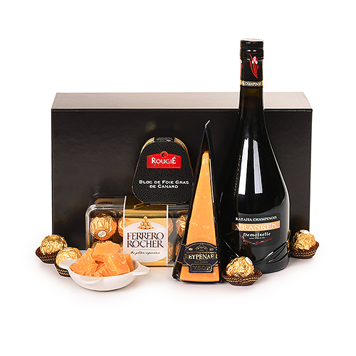 Vranken Ratafia Champenois, foie gras, kaas & chocolade