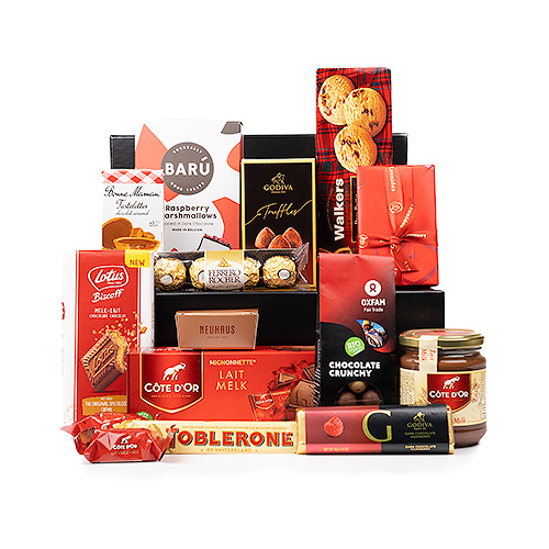 Chocoholic Deluxe geschenkmand