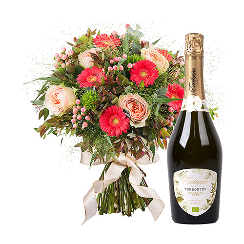 Seasonal Bouquet & Oxfam Bio Ecologica Torrontés Sparkling Brut