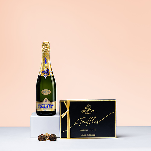 Godiva Chocolate Truffles & Champagne