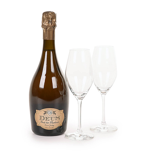 Deus Brut des Flandres Cuvée Prestige & Glasses
