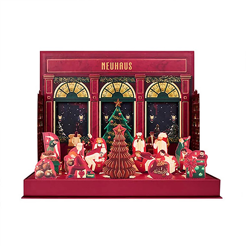 Neuhaus Chocolade Pop Up Adventskalender Kerstmis 2022 Geschenk Gift be
