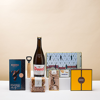 Quand on pense à la Belgique, le chocolat et la bière viennent immédiatement à l'esprit. C'est le cadeau idéal pour un amateur de saveurs belges traditionnelles.
