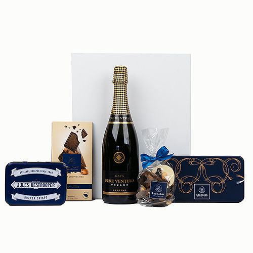 Sparking Cava Pere Ventura ,Leonidas & Jules Destrooper Giftbox