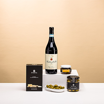 Savourez la combinaison parfaite d'un vin rouge Barbera d'Alba Vigna Veja avec des amuse-gueules européens. Ce cadeau est un choix facile lorsque vous avez besoin de faire un cadeau qui plaira à votre famille, à vos amis ou à vos collègues.