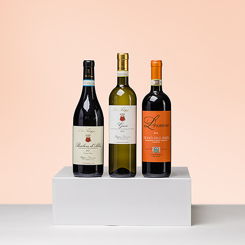 Trio de vins italiens