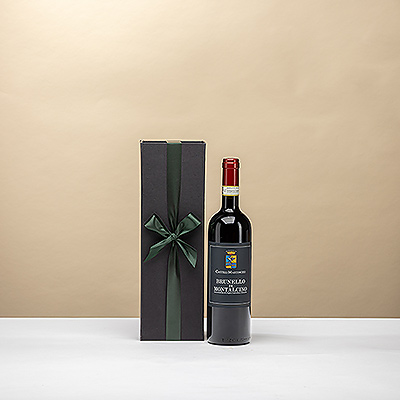 Le Castelli Martinozzi - Brunello di Montalcino est un vin rouge 100% Sangiovese de Montalcino, Italie. Ce vin rouge rubis, vif et harmonieux, présente un nez intense mais élégant, avec des arômes de violette et de musc.