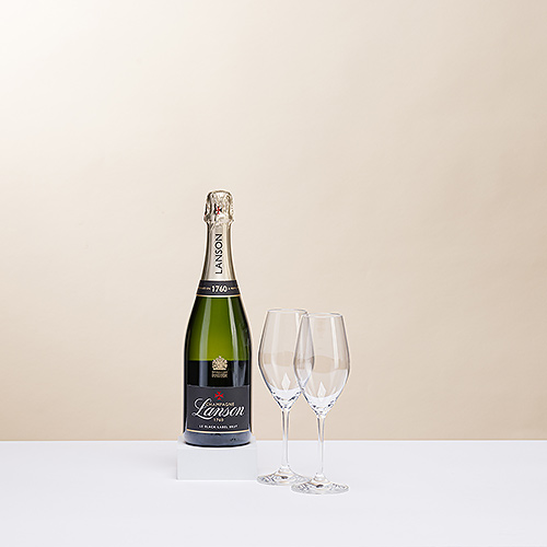 Champagne Lanson & Verres Schott Zwiesel