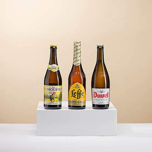 Dégustation de bière blonde belge