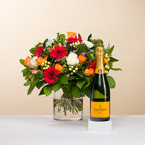Bouquet du chef avec Champagne Veuve Clicquot