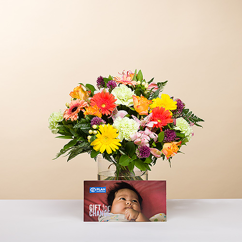 Bouquet de saison & Carte Cadeau PLAN