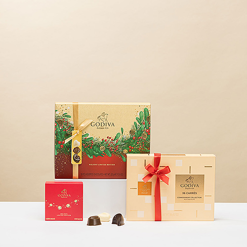 Godiva Tour de Noël rouge