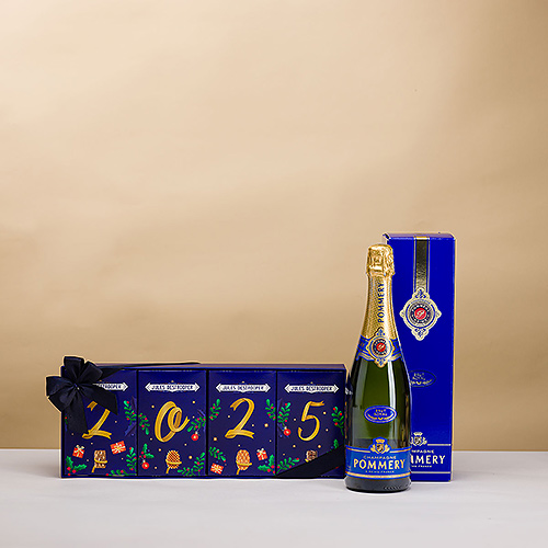 Champagne Pommery & Jules Destrooper Coffret cadeau 2024