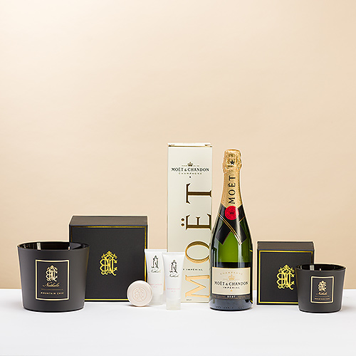 Champagne Moët & Chandon et Le Parfum de Nathalie , Coffret Luxueux Alysée