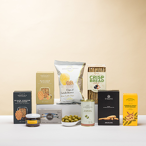 Le panier de snacks savoureux