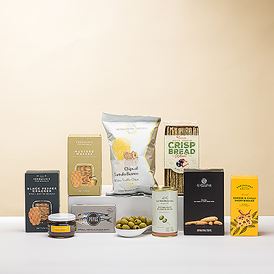 Connaissez-vous un amateur de gastronomie européenne ? Alors offrez à votre gourmand préféré cette collection ultime des plus savoureux en-cas salés ! Parfait pour la famille, les amis et les cadeaux d'entreprise.