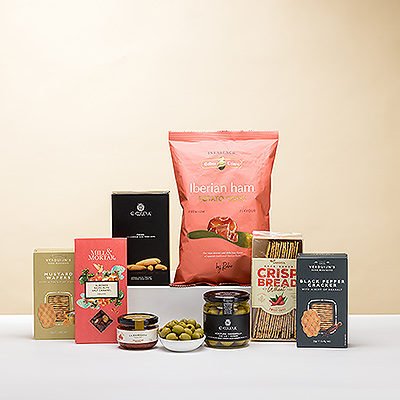 Savourez l'Ultime festin des saveurs : une collection des meilleurs produits gastronomiques européens. Ce cadeau soigneusement sélectionné contient de délicieux produits européens provenant d'Espagne, d'Italie, des Pays-Bas, etc. C'est une idée de cadeau idéale à partager avec des amis.