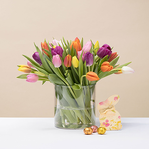 Tulips & Neuhaus Easter Bunny