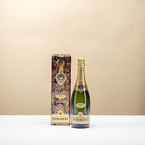 Champagne Pommery Grand Cru Royale Millésimé 2009 in Kashmir Gift Box